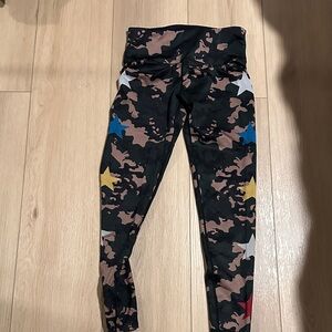 Noli Multicolor Star Camouflage Leggings